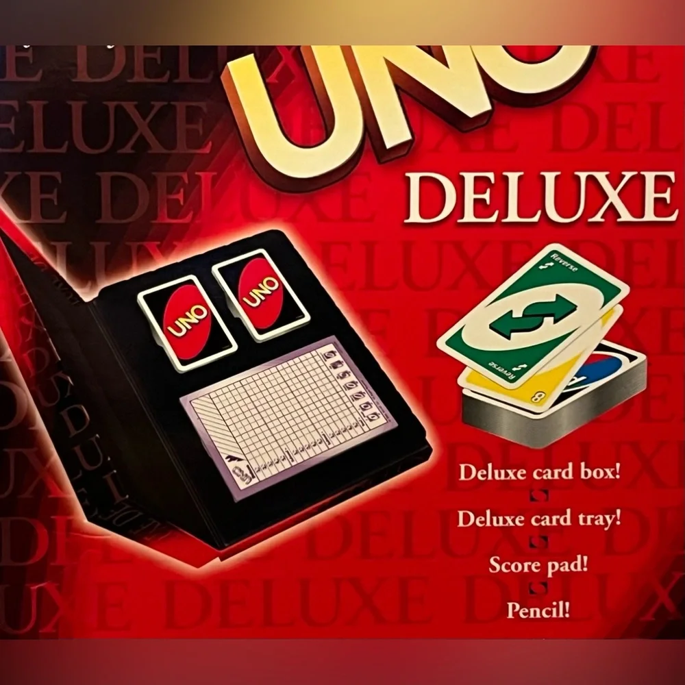 *NEW*  UNO Deluxe 2001 Mattel